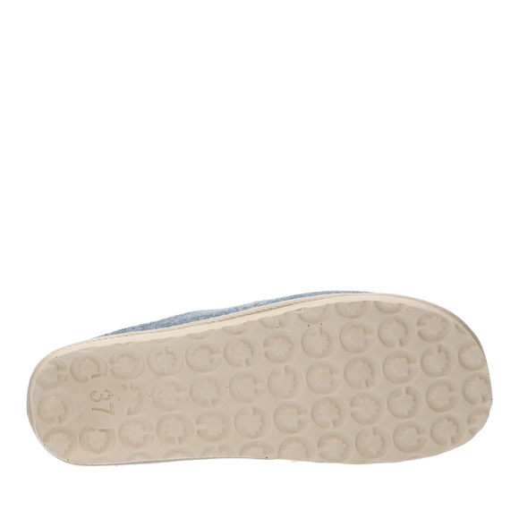 Kapcie damskie wygodne obuwie domowe Filc / wyjmowana wkładka