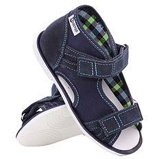 Kapcie dziecięce profilaktyczne na rzepy