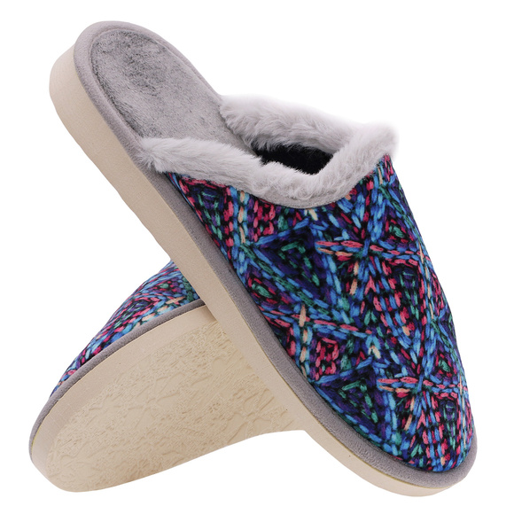 Kapcie damskie obuwie domowe ocieplane