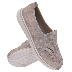 Obuwie damskie mokasyny na gumce