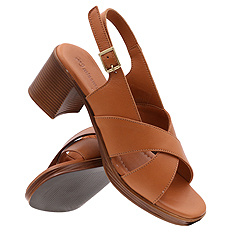 Sandały damskie na klocku