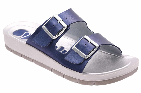 Klapki damskie regulowane z wkładką GEL