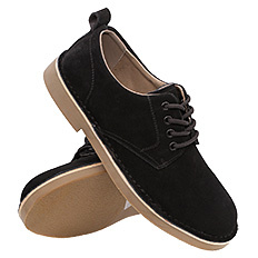 Półbuty męskie zamszowe