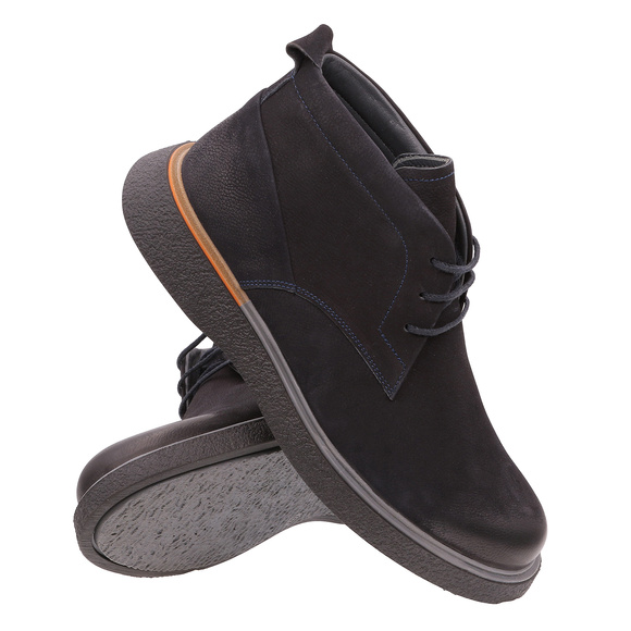 Obuwie męskie skórzane trzewiki sznurowane