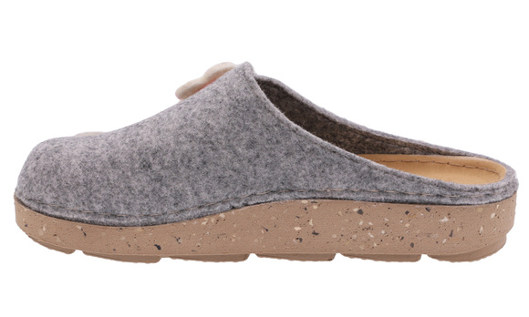 Kapcie damskie obuwie domowe filcowe