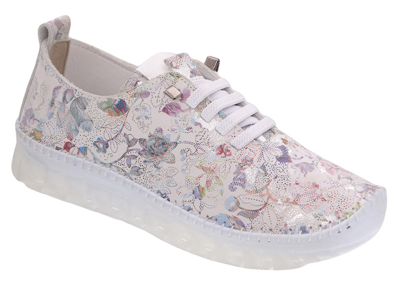 Obuwie damskie sportowe wygodne półbuty z elastyczną podeszwą