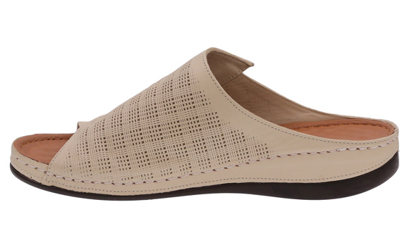 Klapki damskie profilaktyczne masujące ażurowe