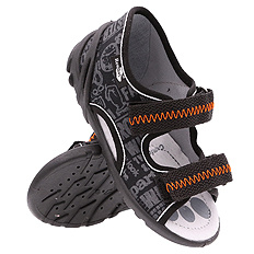 Kapcie dziecięce tekstylne sandałki na rzepy