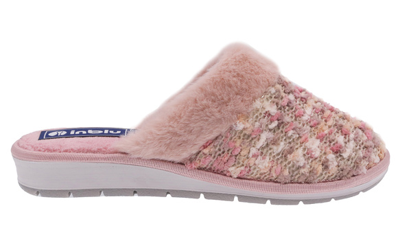 Kapcie damskie ciepłe obuwie domowe Futerko