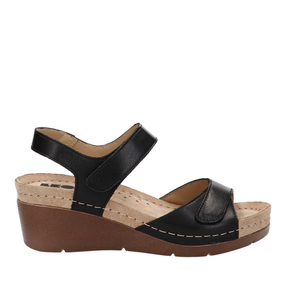 Sandały damskie profilaktyczne na rzepy