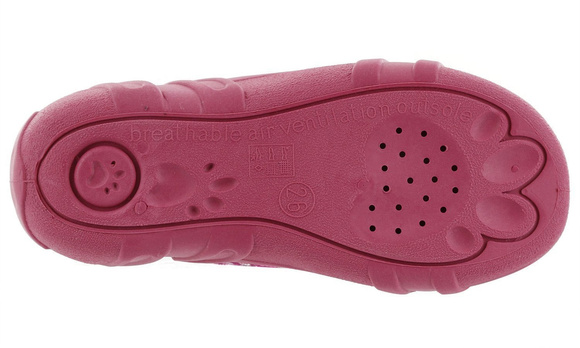 Kapcie dziecięce tekstylne sandałki na rzepy