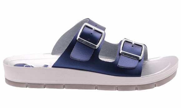 Klapki damskie regulowane z wkładką GEL