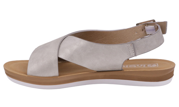 Sandały damskie niskie regulowane