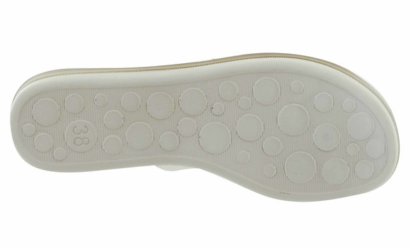 Sandały damskie niskie regulowane