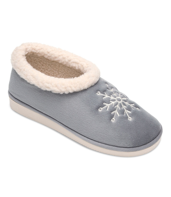 Kapcie damskie obuwie domowe ocieplane