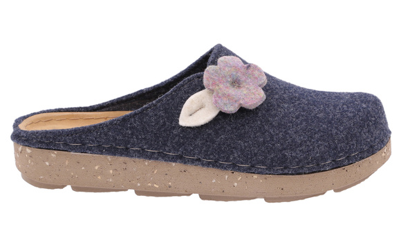 Kapcie damskie obuwie domowe filcowe