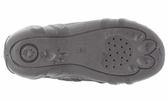 Kapcie dziecięce tekstylne sandałki na rzepy