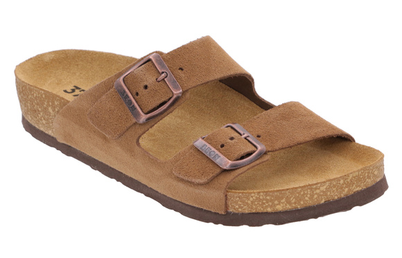 Klapki damskie casual profilaktyczne regulowane