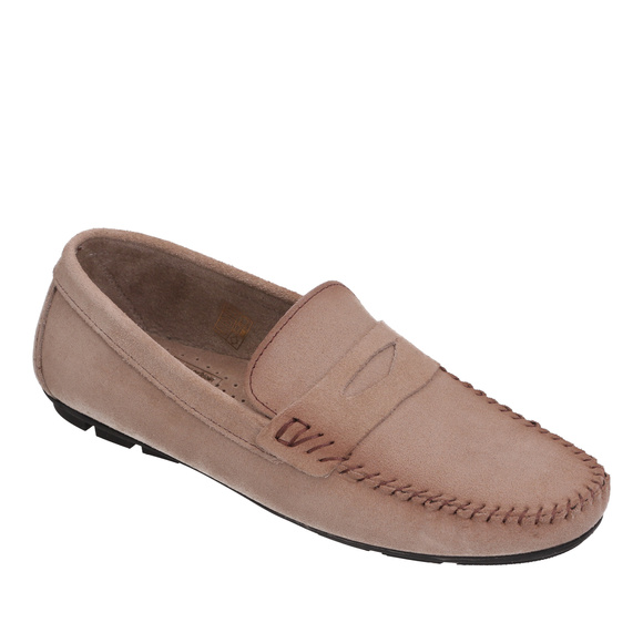 Obuwie męskie półbuty mokasyny skórzane