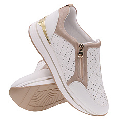 Obuwie damskie sportowe sneakers na zamek