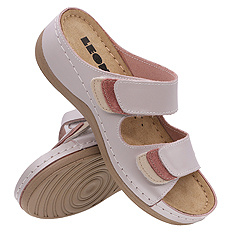 Klapki damskie profilaktyczne na rzepy