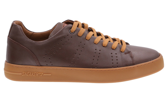 Obuwie męskie półbuty sneakers skórzane