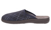 Kapcie męskie w kratę obuwie domowe