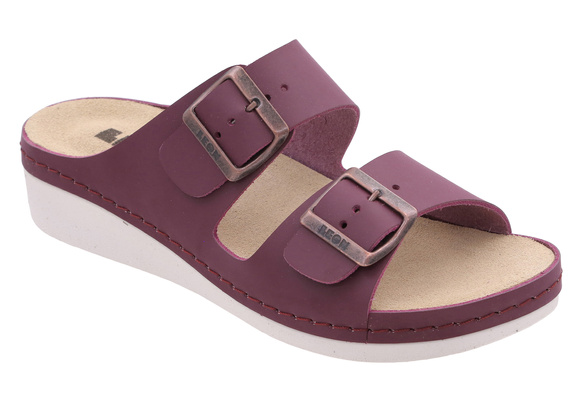 Klapki damskie casual profilaktyczne regulowane