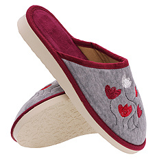 Kapcie damskie obuwie domowe balony