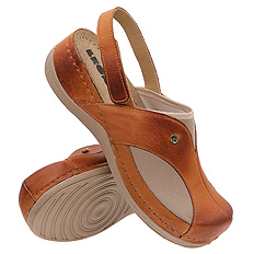 Sandały damskie medyczne na haluksy rzep