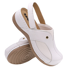 Sandały damskie medyczne na haluksy rzep