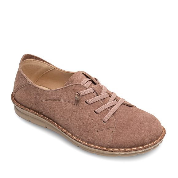 Obuwie damskie półbuty zamszowe