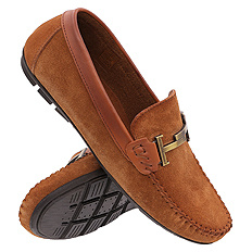 Obuwie męskie mokasyny skórzane