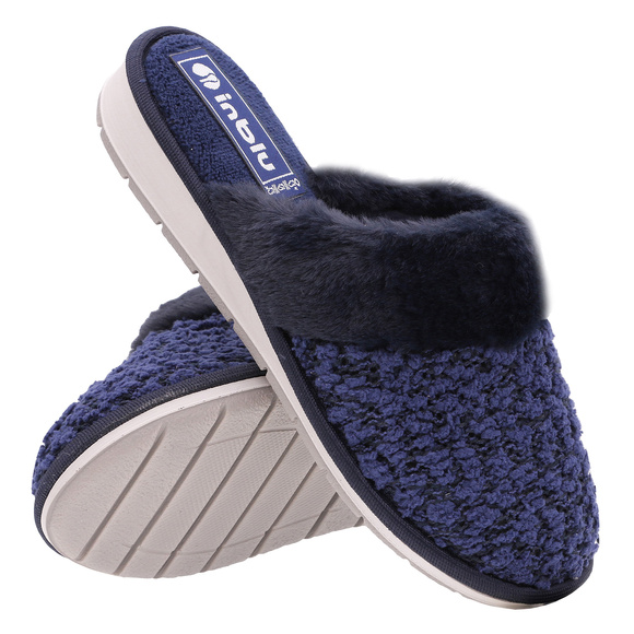 Kapcie damskie ciepłe obuwie domowe Futerko