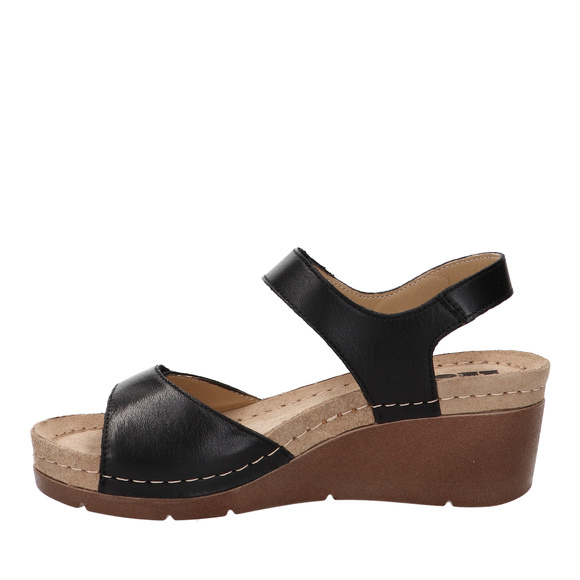 Sandały damskie profilaktyczne na rzepy