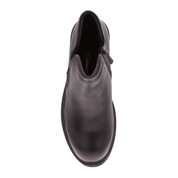 Botki zimowe niskie damskie na suwak