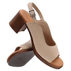 Sandały damskie na klocku