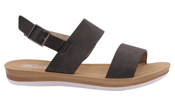 Sandały damskie niskie regulowane